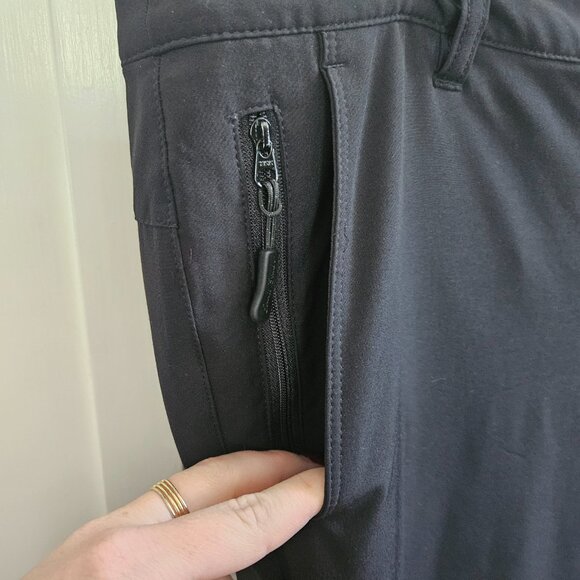 Eddie Bauer Adventure Snow Pants Black Winter Fall Cold Fleece Lined Plus size16 - Picture 5 of 6